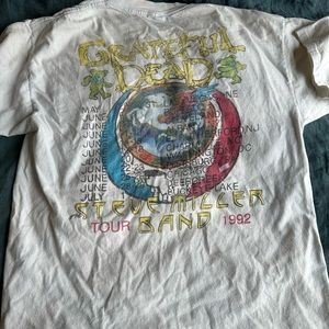 Vintage 1992 Grateful Dead Steve Miller Band Shirt